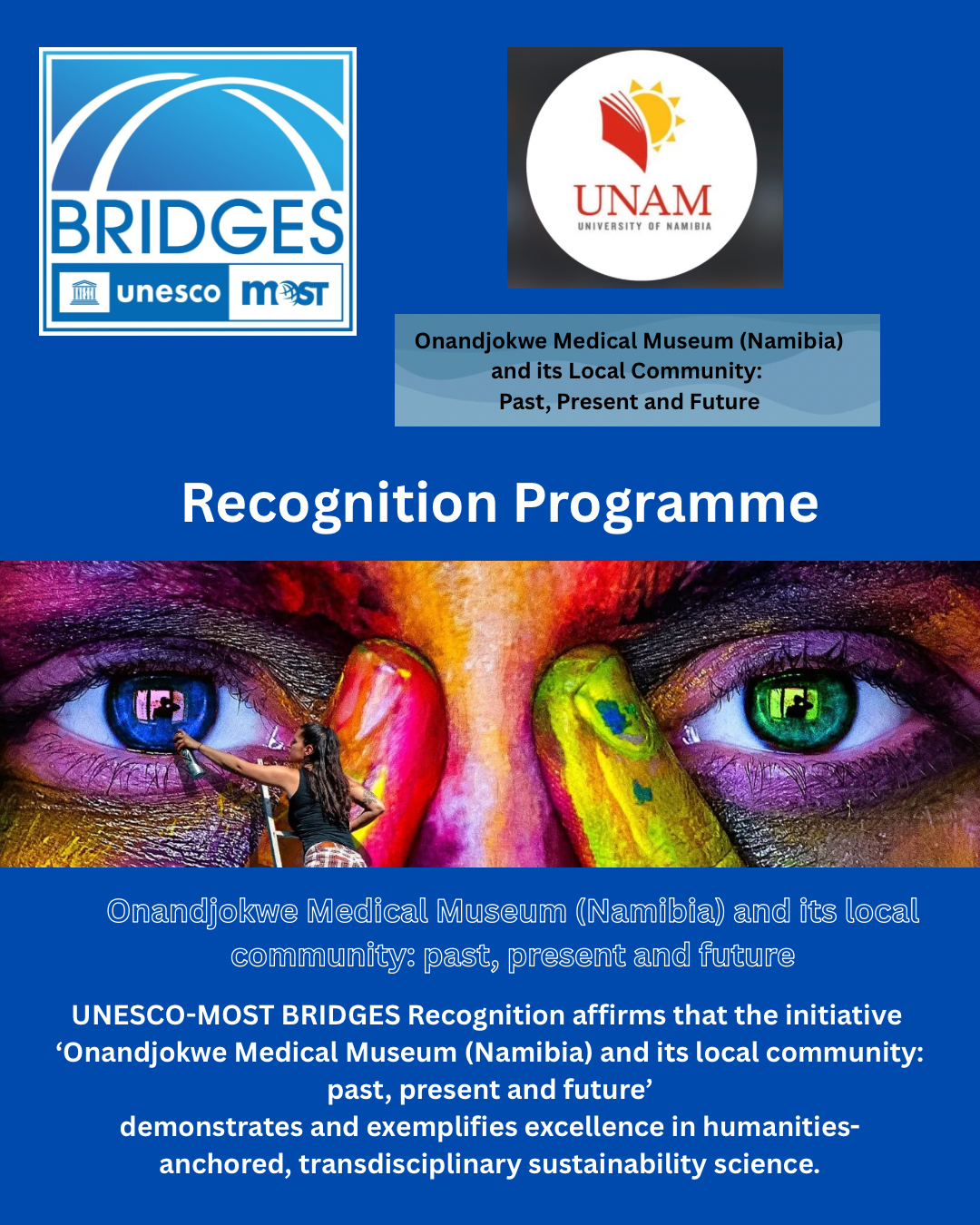 UNESCO-MOST BRIDGES Recognition Spotlight: Onandjokwe Medical Museum (Namibia) and its local community: past, present and future